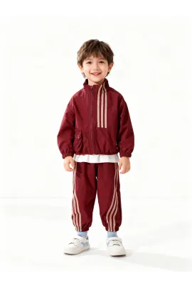 Спортивный костюм Fashion Happyiness, Reňk: Gyzyl, Ölçeg: 3-4 ýaş