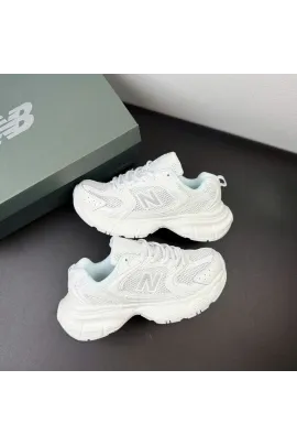 Кроссовки NewBalance 530 Retro Breathable Sports  (люкс реплика), Цвет: Белый, Размер: 37
