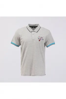 Футболка поло мужская короткий рукав Dio Rise, Цвет: Серый, Размер: M