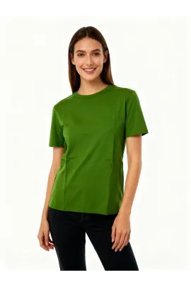 Стильная футболка Y.Y, Цвет: Зеленый, Размер: STD