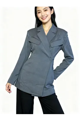 Комплект пиджак How and Me, Цвет: Серый, Размер: S