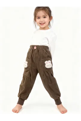 Штаны XYZ, Цвет: Коричневый, Размер: 2-3 года