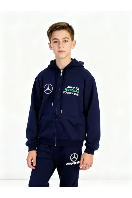 Спортивный костюм двойка Paopaotang, Reňk: Goýy gök, Ölçeg: 11 ýaş