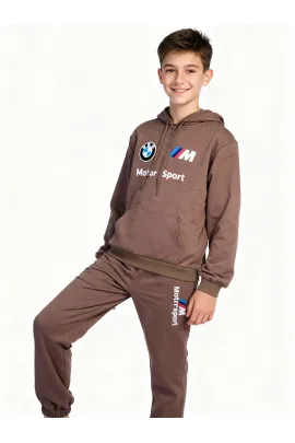 Спортивный костюм двойка Paopaotang, Reňk: Goňur, Ölçeg: 13 ýaş