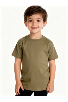 Детская футболка Can can do, Reňk: Haki, Ölçeg: 1-2 ýaş