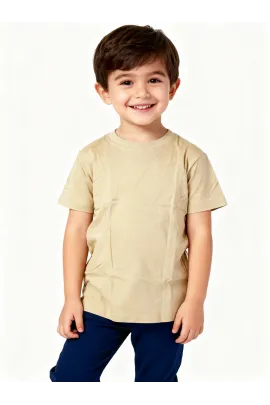 Детская футболка Can can do, Reňk: Bež, Ölçeg: 1-2 ýaş