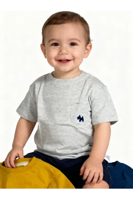 Детская футболка Baby, Reňk: Çal, Ölçeg: 9-12 aý