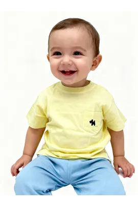 Детская футболка Baby, Reňk: Sary, Ölçeg: 9-12 aý