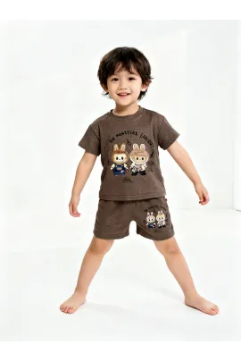 Детский костюм двойка Fashion Happyiness, Reňk: Goňur, Ölçeg: 1-2 ýaş