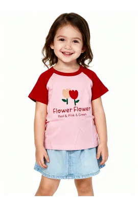 Детская футболка Bitiwa, Reňk: Fuksiýa, Ölçeg: 9-12 aý