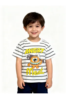 Детская футболка Bitiwa, Reňk: Ak, Ölçeg: 9-12 aý