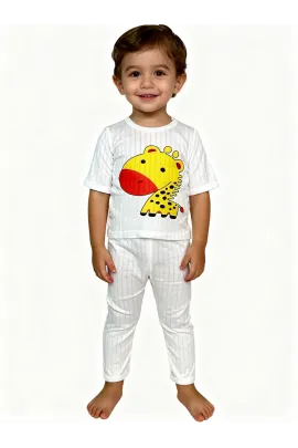 Детский пижамный комплект Baby, Reňk: Ak, Ölçeg: 9-12 aý