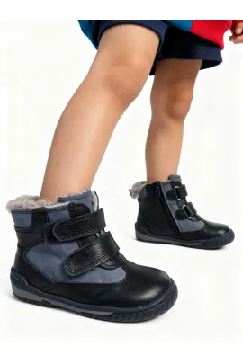 Сапоги для мальчиков Smallfood , Цвет: Черный, Размер: 23