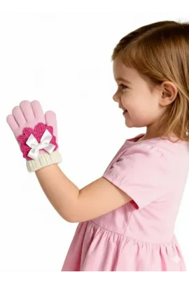 Перчатки Kitti, Цвет: Розовый, Размер: 18-24 мес.