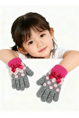 Перчатки Kitti, Цвет: Серый, Размер: 18-24 мес.