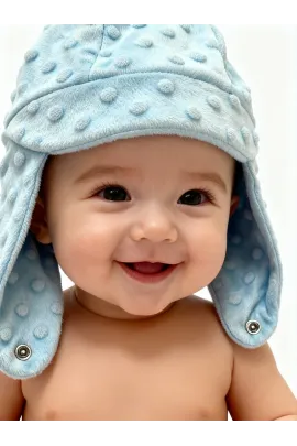 Шапка  Bebessi, Цвет: Голубой, Размер: 0-6 мес.