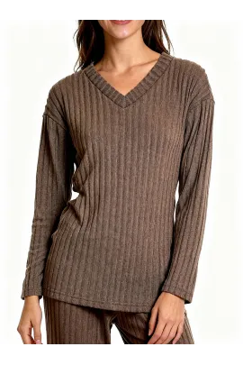 Женский стильный комплект SheVibe, Цвет: Бежевый, Размер: S