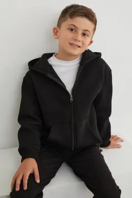 Детская спортивная зипка  Fullamoda, Reňk: Gara, Ölçeg: 8-9 ýaş