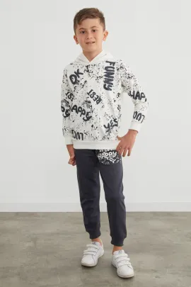 Детский спортивный комплект  Fullamoda, Reňk: Çal, Ölçeg: 3-4 ýaş