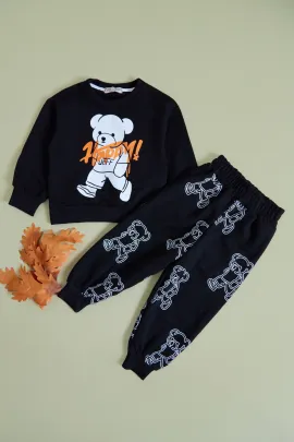 Спортивный комплект  Fullamoda, Reňk: Gara, Ölçeg: 3-4 ýaş