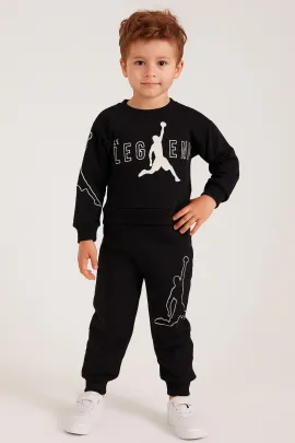 Комплект детский спортивный  Fullamoda, Reňk: Gara, Ölçeg: 3-4 ýaş