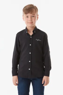 Детская рубашка  Fullamoda, Цвет: Черный, Размер: 11 лет