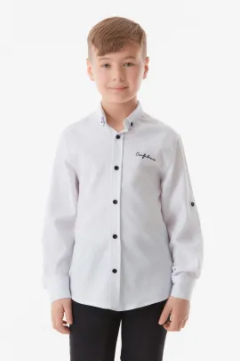 Детская рубашка  Fullamoda, Цвет: Белый, Размер: 11 лет