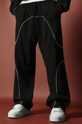 Штаны спортивные мужские North London, Цвет: Черный, Размер: M