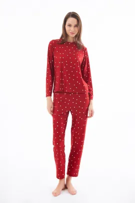 Пижамный комплект Cottonhill  Cottonhill, Цвет: Красный, Размер: S