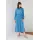 Zenan köýnek TRENDYOL MODEST, Reňk: Açyk gök, Ölçeg: 36