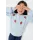 Gyzlar üçin kardigan TRENDYOLKIDS, Reňk: Açyk gök, Ölçeg: 5-6 ýaş