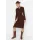 Платье TRENDYOLMILLA, Цвет: Коричневый, Размер: M