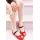 Kiçi gyz baletka MINNIE MOUSE, Reňk: Gyzyl, Ölçeg: 27
