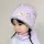 Шапкa со снудом Children's Design, Цвет: Сиреневый, Размер: 2-6 лет