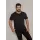 Мужская черная футболка Slim Fit с круглым вырезом ALTINYILDIZ CLASSICS, Reňk: Gara, Ölçeg: 3XL