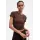 Футболка драпированная H&M, Цвет: Коричневый, Размер: XXS