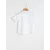 Белая хлопковая рубашка LC Waikiki из ткани поплин, тонкая стандартная модель с коротким рукавом и воротником-стойкой, однотонная, на каждый день, для малышей 3-4 года, произведена в Турции.  LC Waikiki, Цвет: Белый, Размер: 3-4 года, изображение 2