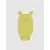 Комплект из 2 боди для малышек LC Waikiki, рибана, хлопок, желтые с принтом, без рукавов, нестандартный воротник, размер 6-9 мес., производство Турция  LC Waikiki, Цвет: Желтый, Размер: 12-18 мес., изображение 4