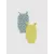 Комплект из 2 боди для малышек LC Waikiki, рибана, хлопок, желтые с принтом, без рукавов, нестандартный воротник, размер 6-9 мес., производство Турция  LC Waikiki, Цвет: Желтый, Размер: 12-18 мес., изображение 3