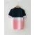 Тонкая розовая пике футболка для мальчиков 5-6 лет, LC Waikiki, из хлопка, с коротким рукавом, цветными блоками, производство Турция  LC Waikiki, Цвет: Розовый, Размер: 9-10 лет, изображение 2