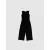 Черный комбинезон средней толщины без рукавов с капюшоном для девочек 10-11 лет, миди длина, нормальная талия, ткань рибана, бренд LC Waikiki, произведено в Турции  LC Waikiki, Цвет: Черный, Размер: 10-11 лет