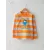 Оранжевая хлопковая футболка пенье с длинным рукавом, обычным воротником и принтом для мальчиков 10-11 лет от LC Waikiki (Турция)  LC Waikiki, Цвет: Оранжевый, Размер: 6-7 лет