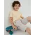 Бежевая однотонная хлопковая футболка с коротким рукавом для мальчиков 6-7 лет, LC Waikiki, пенье, обычный воротник, повседневная, Турция  LC Waikiki, Цвет: Бежевый, Размер: 10-11 лет, изображение 3