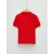 Красная футболка-поло с коротким рукавом для мальчиков 8-9 лет из тонкого хлопка пике, LC Waikiki, однотонная, Турция  LC Waikiki, Цвет: Красный, Размер: 10-11 лет, изображение 2