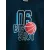 Темно-синяя футболка с принтом и длинным рукавом для мальчиков 4-5 лет из тонкого хлопка пенье, LC Waikiki, обычный воротник, Турция  LC Waikiki, Цвет: Темно-синий, Размер: 5-6 лет, изображение 3