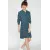 Платье Koton, Цвет: Темно-синий, Размер: 36, изображение 2