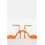 Туфли BERSHKA, Цвет: Оранжевый, Размер: 37, изображение 5
