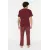 Пижамный комплект TRENDYOL MAN, Цвет: Бордовый, Размер: M, изображение 8