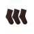 Носки 3 пары DKM SOCKS, Цвет: Черный, Размер: 30-34