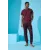 Пижамный комплект Pijamaevi, Цвет: Бордовый, Размер: XL, изображение 4